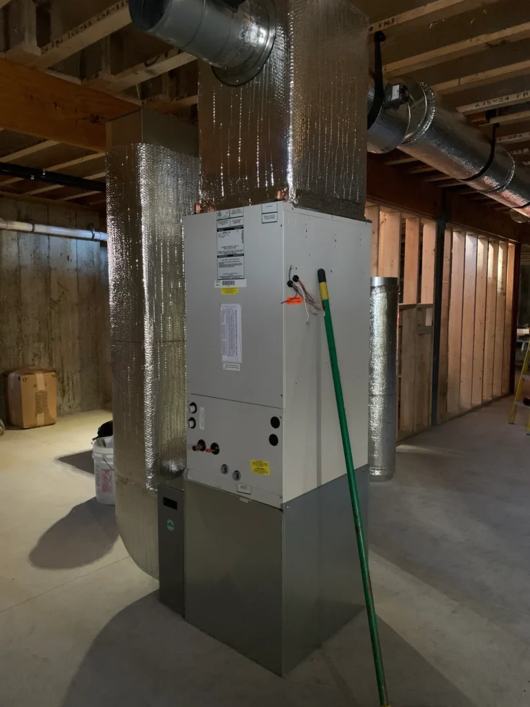 furnace in the basement