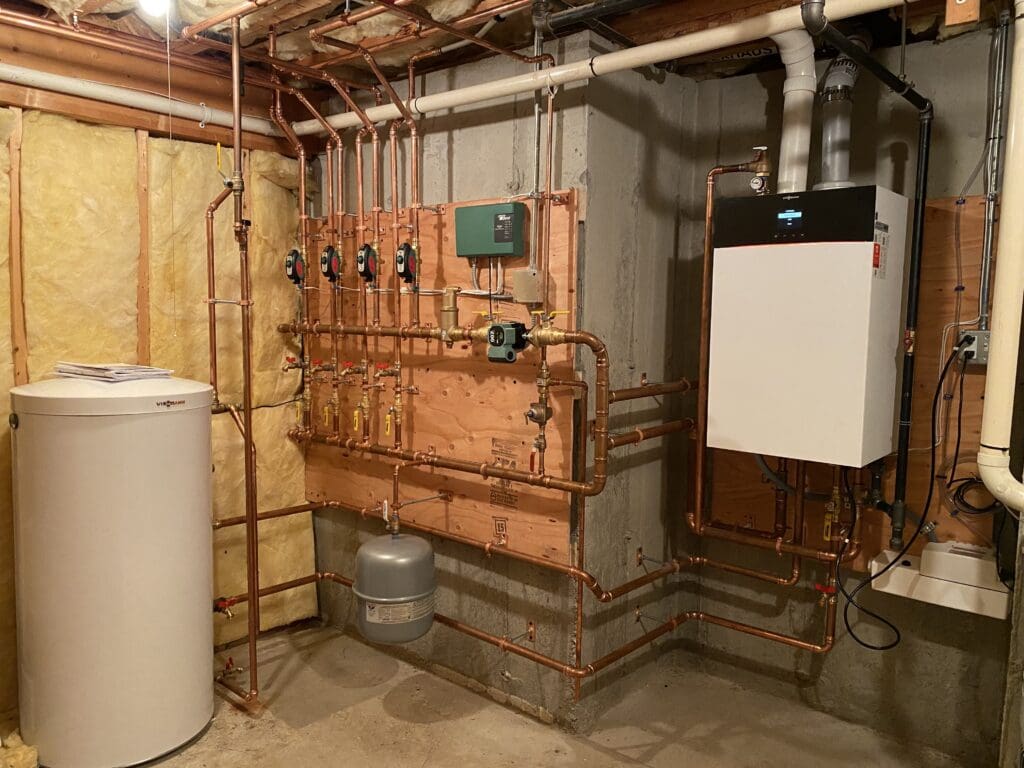 basement furnace installation